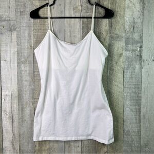 No Boundaries Size XL (15-17) White Bundle of 2 Cami’s w/adjustable Straps